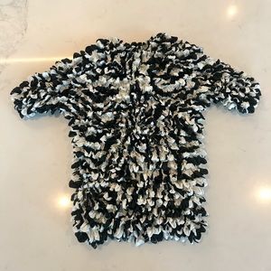 Y2K Zebra Popcorn Top🍿🦓